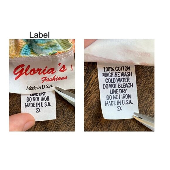 80s vintage green tropical beach print ruffle strapless romper shorts playsuit - Picture 10 of 10